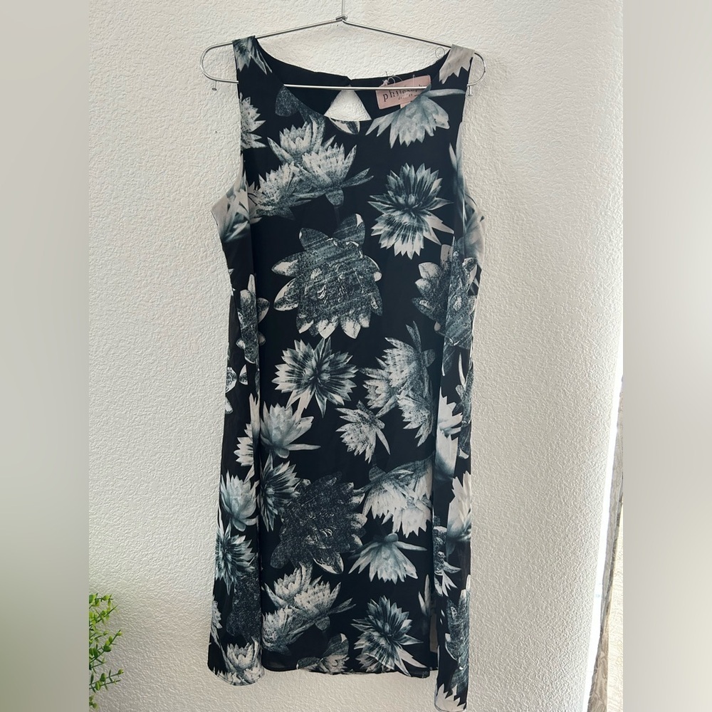 Philosophy Floral Black and White Dress size S